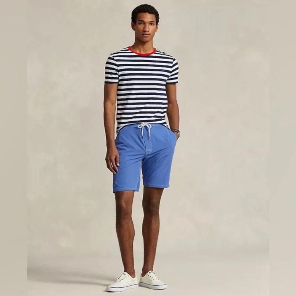 NWT Polo by Ralph Lauren 8-1/2-Inch Kailua Classic-Fit Blue Swim Trunks Sz XXL